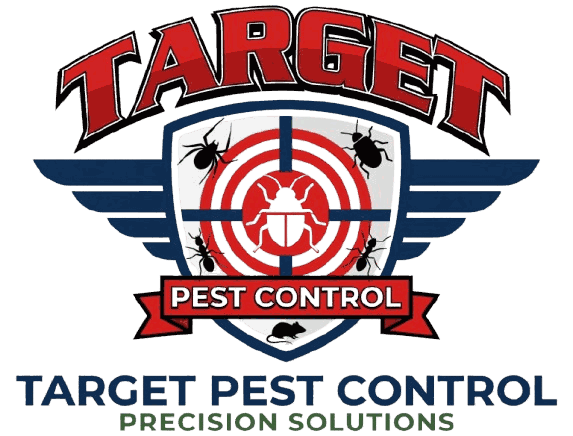 Target Pest Control — Precision Solutions badge logo